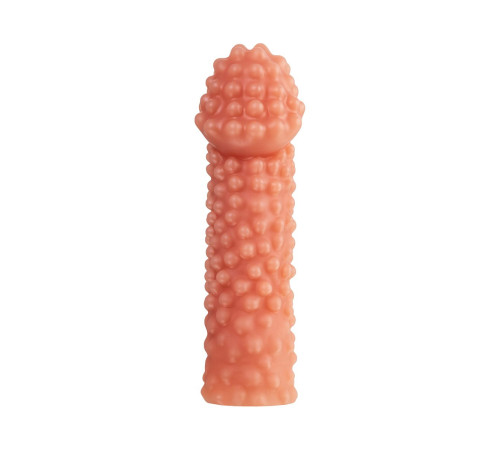 Насадка на фаллос с бугорками Cock Sleeve 004 Size M - 15,6 см.