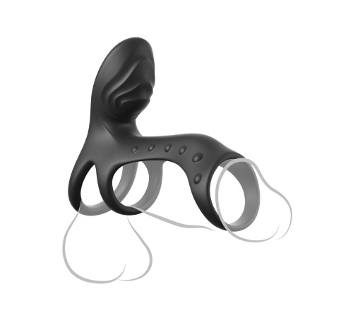 Черная насадка на пенис Ultimate Couples Cage Pro