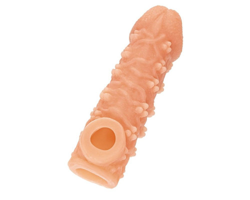 Заказать Телесная закрытая насадка с пучками шишечек Cock Sleeve 009 Size L - 17,6 см. Заказать Телесная закрытая насадка с пучками шишечек Cock Sleeve 009 Size L - 17,6 см.