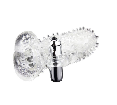 Насадка-удлинитель с пупырышками, усиками и вибрацией