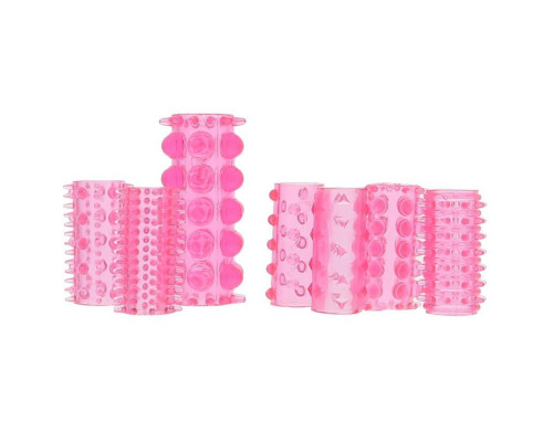Заказать Набор из 7 розовых насадок на пенис ONE-A-DAY PENIS SLEEVES PINK Заказать Набор из 7 розовых насадок на пенис ONE-A-DAY PENIS SLEEVES PINK