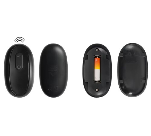 Черная вибронасадка для пениса с хомутом для мошонки и пультом ДУ Remote Controlled Penis Extension