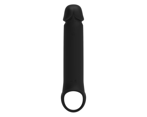 Заказать Черная насадка-удлинитель с вибрацией Vibrating Extender With Remote Заказать Черная насадка-удлинитель с вибрацией Vibrating Extender With Remote