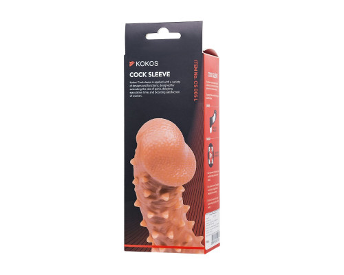 Заказать Телесная закрытая насадка с пупырышками Cock Sleeve 005 Size L - 17,6 см. Заказать Телесная закрытая насадка с пупырышками Cock Sleeve 005 Size L - 17,6 см.