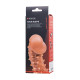 Заказать Телесная закрытая насадка с пупырышками Cock Sleeve 005 Size L - 17,6 см.