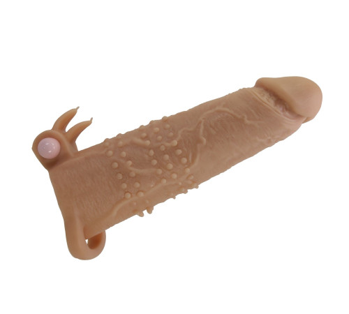 Телесная насадка на пенис Quillon - 20 см.
