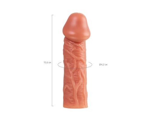 Заказать Телесная насадка на фаллос с фиксацией мошонки Cock Sleeve 001 Size M - 15,6 см. Заказать Телесная насадка на фаллос с фиксацией мошонки Cock Sleeve 001 Size M - 15,6 см.