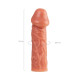Заказать Телесная насадка на фаллос с фиксацией мошонки Cock Sleeve 001 Size M - 15,6 см.