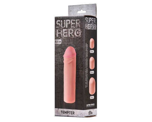Заказать Фаллоудлинитель SUPER HERO Tempter - 16 см. Заказать Фаллоудлинитель SUPER HERO Tempter - 16 см.