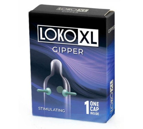 Стимулирующая насадка на пенис LOKO XL GIPPER