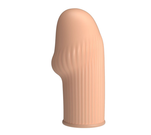 Телесная насадка на пенис Huel - 9 см.