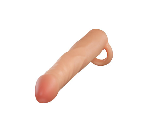 Телесная насадка-удлинитель Fortitude с подхватом - 17,7 см.