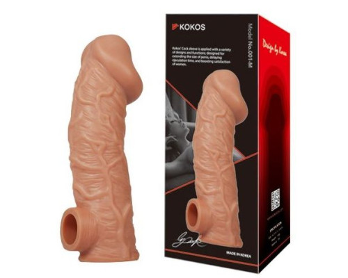 Заказать Телесная насадка на фаллос с фиксацией мошонки Cock Sleeve 001 Size M - 15,6 см. Заказать Телесная насадка на фаллос с фиксацией мошонки Cock Sleeve 001 Size M - 15,6 см.