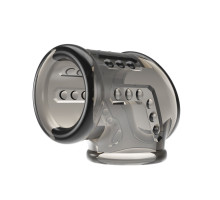 Дымчатая насадка на пенис и мошонку