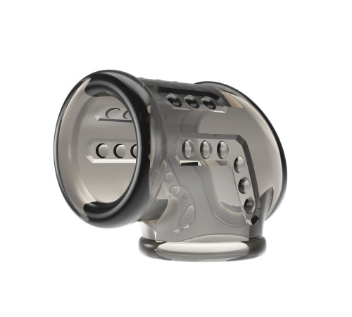 Дымчатая насадка на пенис и мошонку