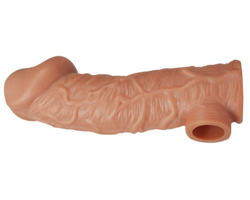 Заказать Телесная насадка на фаллос с фиксацией мошонки Cock Sleeve 001 Size M - 15,6 см. Заказать Телесная насадка на фаллос с фиксацией мошонки Cock Sleeve 001 Size M - 15,6 см.
