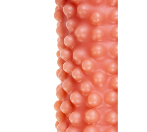 Реалистичная насадка на пенис с бугорками - 16,5 см.