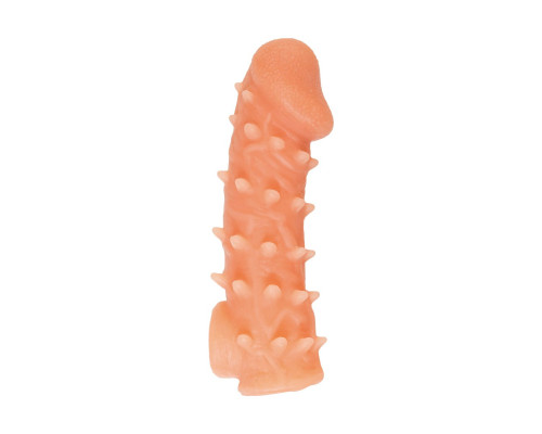 Заказать Телесная закрытая насадка с пупырышками Cock Sleeve 005 Size L - 17,6 см. Заказать Телесная закрытая насадка с пупырышками Cock Sleeve 005 Size L - 17,6 см.