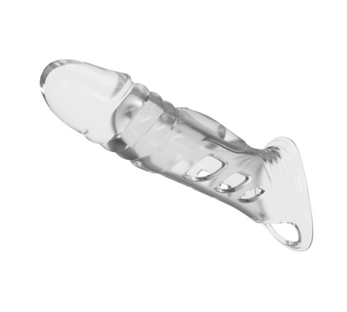 Прозрачная насадка на пенис - 22 см.