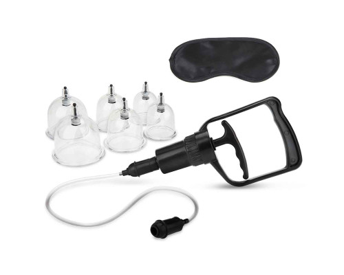 Заказать Набор из 6 вакуумных банок с насосом Erotic Suction Cupping Set