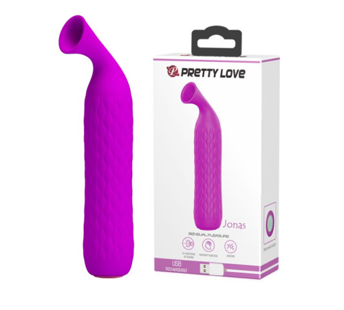 Лиловый вакуумный стимулятор клитора Jonas