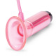 Заказать Розовый вакуумный стимулятор для клитора с вибрацией Vibrating Clitoral Pump with Quick Release