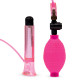 Заказать Розовый вакуумный стимулятор для клитора с вибрацией Vibrating Clitoral Pump with Quick Release