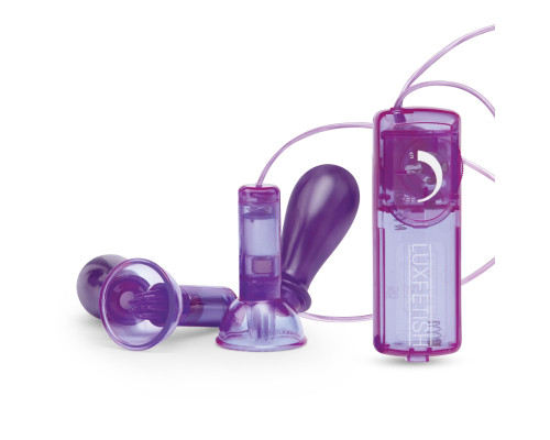Заказать Вакуумные помпы для груди с вибрацией Remote Control Vibrating Nipple Suckers