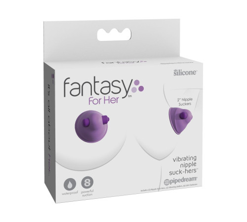 Фиолетовые виброприсоски-стимуляторы на соски Vibrating Nipple Фиолетовые виброприсоски-стимуляторы на соски Vibrating Nipple