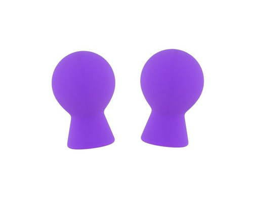 Заказать Фиолетовые присоски для груди LIT-UP NIPPLE SUCKERS SMALL PURPLE