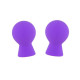Заказать Фиолетовые присоски для груди LIT-UP NIPPLE SUCKERS SMALL PURPLE