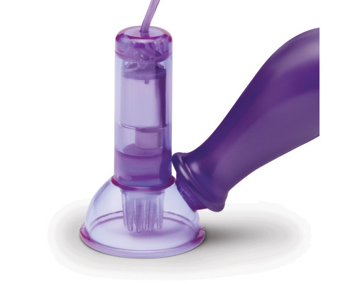Заказать Вакуумные помпы для груди с вибрацией Remote Control Vibrating Nipple Suckers