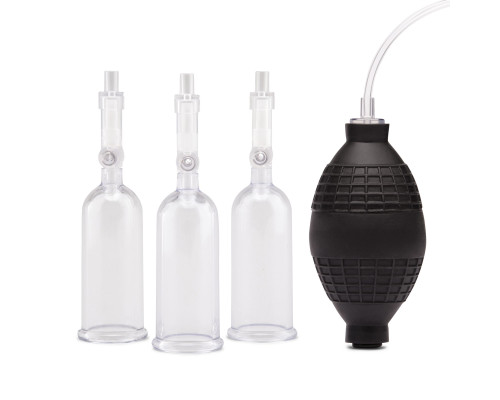 Заказать Вакуумная помпа для клитора и сосков Nipple Suckers with Clitoral Pump