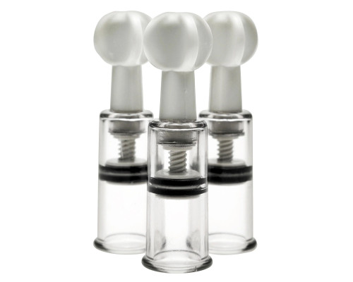 Заказать Набор из 3 помп для клитора и сосков Max Twist Clit and Nipple Triple Sucker Set