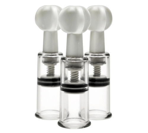Набор из 3 помп для клитора и сосков Max Twist Clit and Nipple Triple Sucker Set