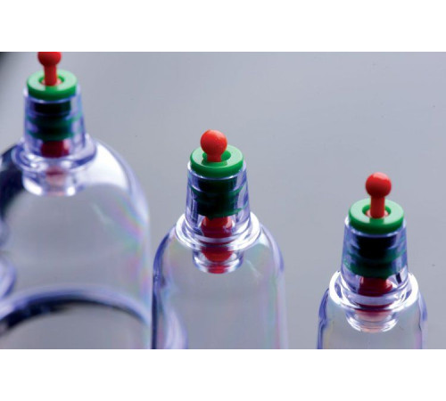 Набор помп для стимуляции Sukshen 6 Piece Cupping Set with Acu-Points Набор помп для стимуляции Sukshen 6 Piece Cupping Set with Acu-Points