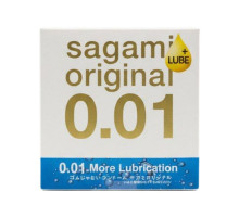 Увлажнённый презерватив Sagami Original 0.01 Extra Lub - 1 шт.