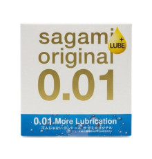Увлажнённый презерватив Sagami Original 0.01 Extra Lub - 1 шт.