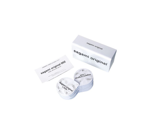 Презервативы Sagami Original 0.02 L-size увеличенного размера - 10 шт.