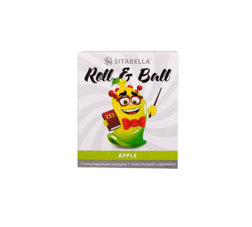 Стимулирующий презерватив-насадка Roll   Ball Apple