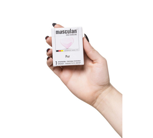 Супертонкие презервативы Masculan Pur - 3 шт.