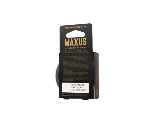 Заказать Ультратонкие презервативы MAXUS AIR Ultra Thin - 3 шт.
