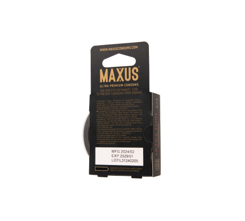 Ультратонкие презервативы MAXUS AIR Ultra Thin - 3 шт.