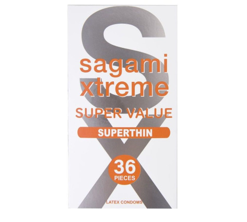 Ультратонкие презервативы Sagami Xtreme Superthin - 36 шт. Ультратонкие презервативы Sagami Xtreme Superthin - 36 шт.