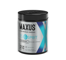 Гладкие презервативы Maxus G spot с двойной спиралью - 15 шт.