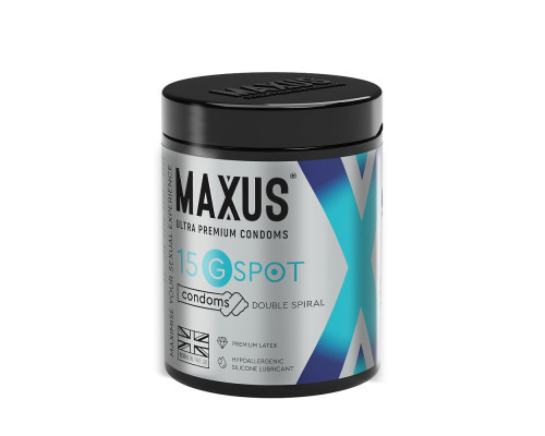 Заказать Гладкие презервативы Maxus G spot с двойной спиралью - 15 шт. Заказать Гладкие презервативы Maxus G spot с двойной спиралью - 15 шт.