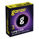 Заказать Презервативы с анестетиком для продления удовольствия Ganzo Long Love - 3 шт.