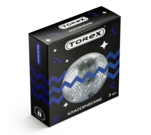 Гладкие презервативы Torex Party  Классические  - 3 шт.