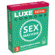Заказать Ребристые презервативы LUXE Royal Sex Machine - 3 шт.
