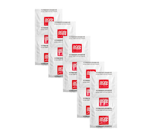 Презервативы с точками и ребрами Elasun Ribbed and Dotted - 10 шт.